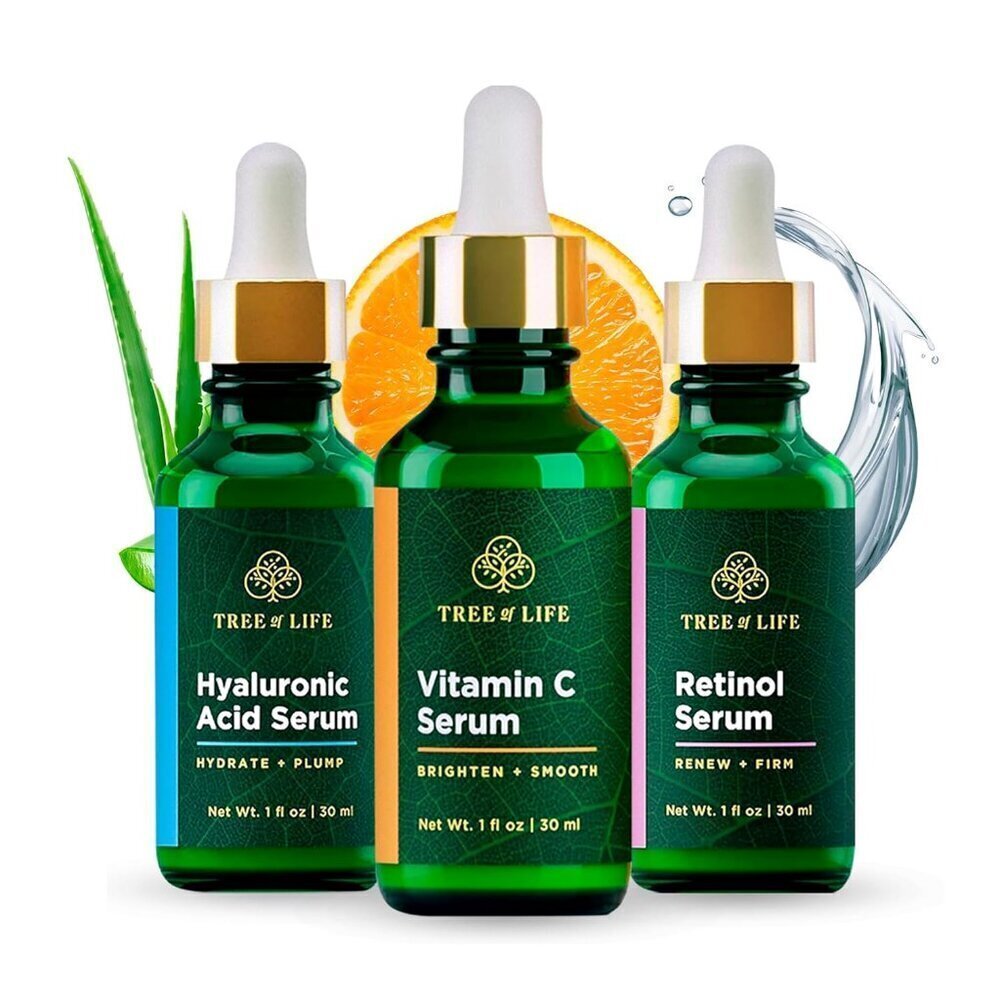 Facial Skin Care Set, Brightening, Firming, Hydrating, Dry Face, Dermatologist T